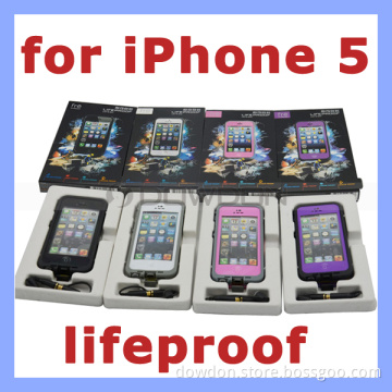Waterproof Shockproof Dustproof Case for iPhone 5 Lifeproof Case
